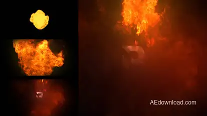 Fire Logo Reveal Logo Stings template preview