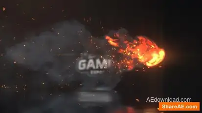 Fire Logo Reveal Logo Stings template preview