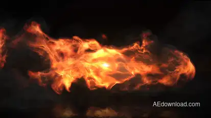 Fire Logo Reveal Logo Stings template preview