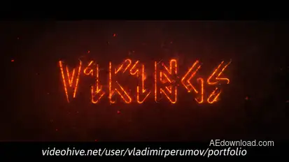 Fire Outline Logo Logo Stings template preview