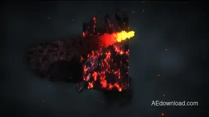 Fire Spin Logo Logo Stings template preview