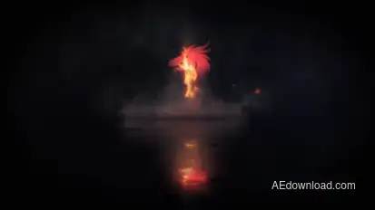 Fire Surge Logo Reveal Logo Stings template preview