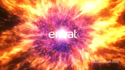 Fire Vortex Logo Reveal Logo Stings template preview