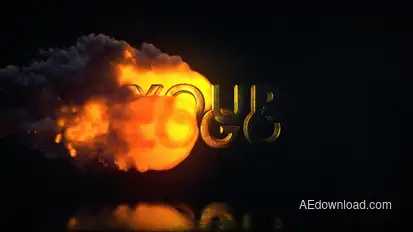 Fireball Logo Logo Stings template preview