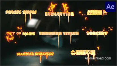 Firebirds Titles for After Effects Titles template preview