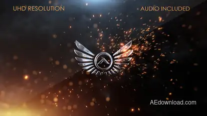 Fireblast Logo Intro Logo Stings template preview