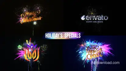 Fireworks & Explosion Logo Logo Stings template preview