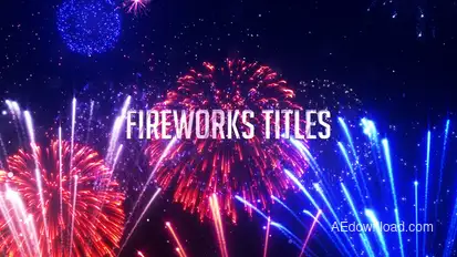 Fireworks Titles Titles template preview