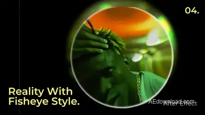 Fish Eye After Effect Elements template preview