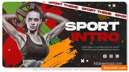 Fitness Blog Intro Openers template preview