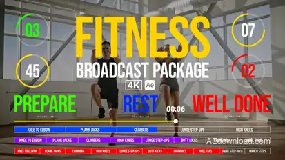 Fitness Broadcast Package broadcast-packages template preview