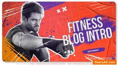Fitness Creative Intro Openers template preview