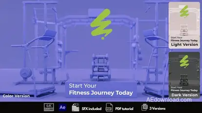 Fitness Journey Logo Stings template preview