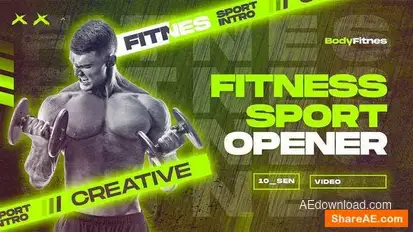 Fitness Opener Openers template preview