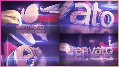 Flags Motion Intro Logo Stings template preview