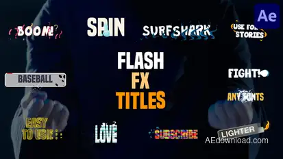 Flash FX Titles | After Effects Titles template preview