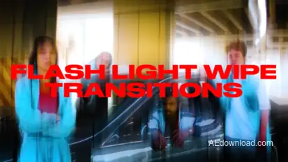 Flash Light Wipe Transitions Elements template preview