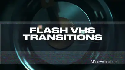 Flash VHS Transitions Elements template preview