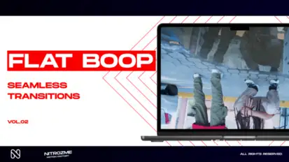Flat Boop Transitions Vol. 02 Elements template preview