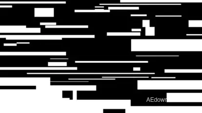 Flat Glitchy Logo Logo Stings template preview