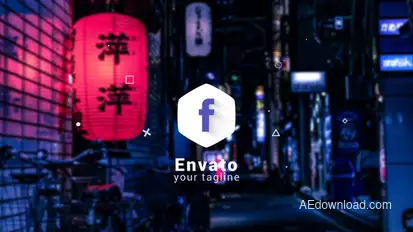 Flat Logo Reveal Logo Stings template preview