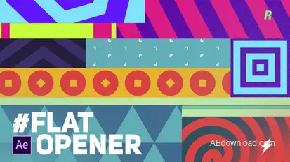 Flat Opener Openers template preview