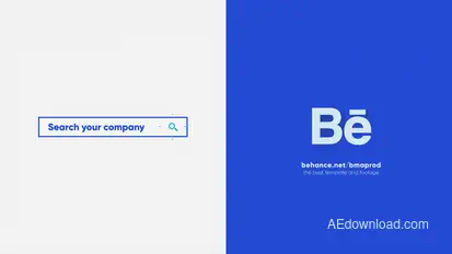 Flat Search Logo Opener 3 Logo Stings template preview