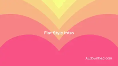Flat Style Intro Openers template preview