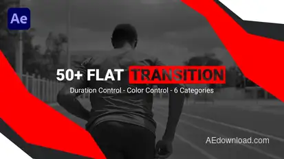 Flat Transition Elements template preview