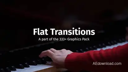 Flat Transitions Elements template preview
