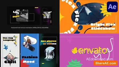 Flex Slideshow | After Effects Openers template preview