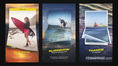 Flip Book Slideshow Reel Product Promo template preview