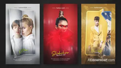 Flip Pages Reel Slideshow Product Promo template preview