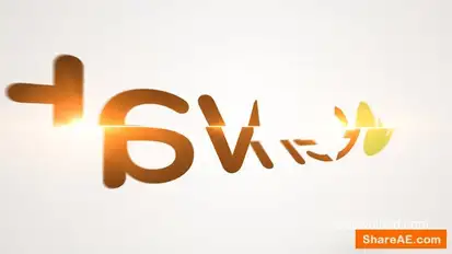 Videohive Flipping Parts Logo Logo Stings template preview