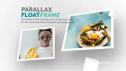 Float Frame Slideshow Video Displays template preview