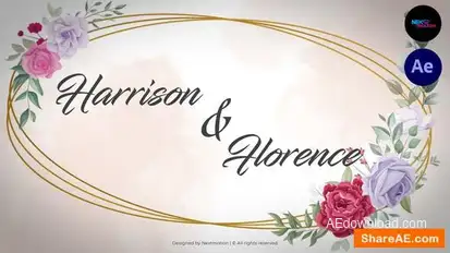 Floral & Watercolor Wedding Invitation 2.0 Openers template preview