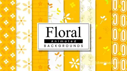 Floral Backgrounds Elements template preview