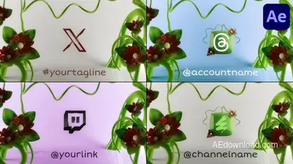 Flourish Logo Reveal for After Effects Logo Stings template preview