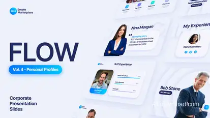 Flow - Personal Profiles Scenes Pack Titles template preview