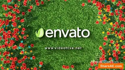 Flower Countdown Logo Reveal Logo Stings template preview