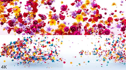 Flowers Logo Reveal Logo Stings template preview