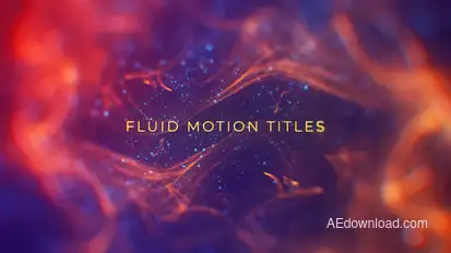Fluid Motion Titles Titles template preview