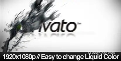 Flying Liquid Logo Reveal Logo Stings template preview