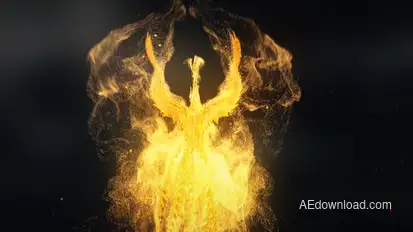 Flying Phoenix Logo Reveal Logo Stings template preview