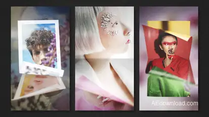 Fold Pages Slideshow Vertical Transitions Elements template preview