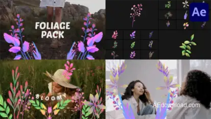 Foliage Pack for After Effects Elements template preview