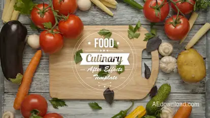Food And Culinary Titles Product Promo template preview