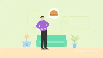Food Delivery Animation Product Promo template preview