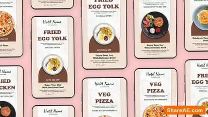 Videohive Food Instagram Story Product Promo template preview