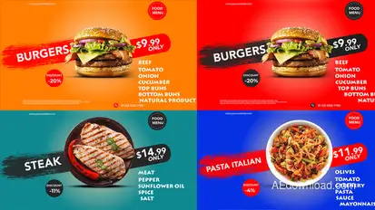 Food Menu Promo Product Promo template preview
